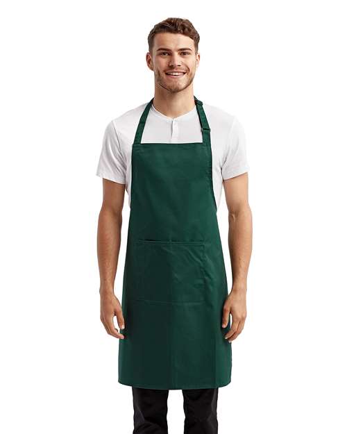 Artisan Collection by Reprime RP154 Recycled Pocket Bib Apron