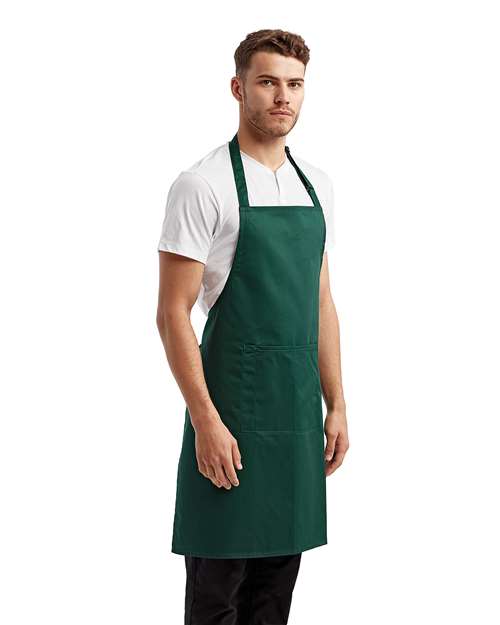 Artisan Collection by Reprime RP154 Recycled Pocket Bib Apron