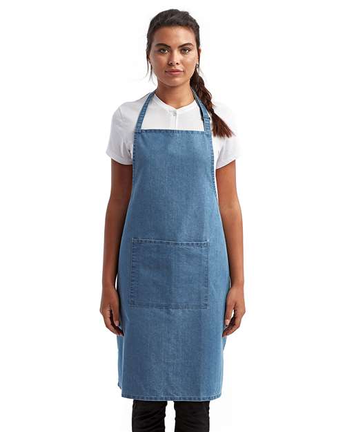 Artisan Collection by Reprime RP154 Recycled Pocket Bib Apron