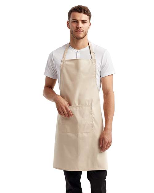 Artisan Collection by Reprime RP154 Recycled Pocket Bib Apron
