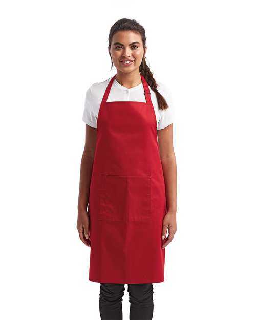 Artisan Collection by Reprime RP154 Recycled Pocket Bib Apron