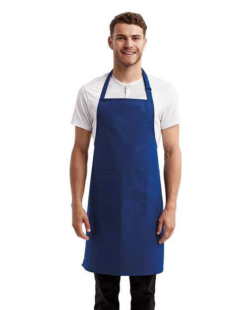 Artisan Collection by Reprime RP154 Recycled Pocket Bib Apron