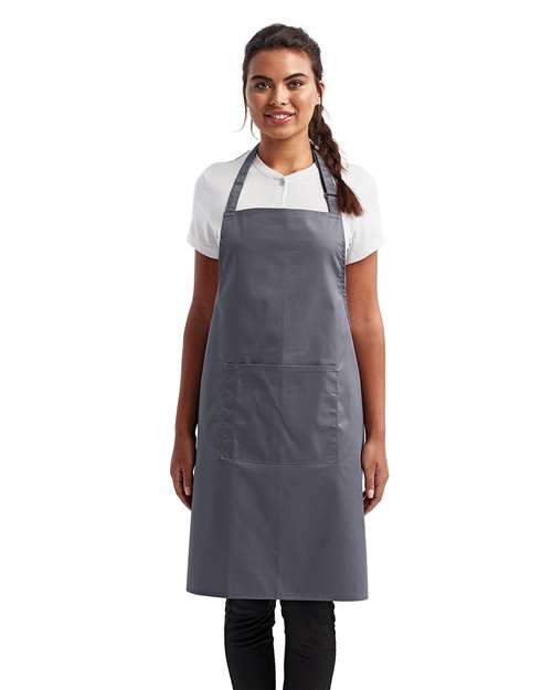 Artisan Collection by Reprime RP154 Recycled Pocket Bib Apron