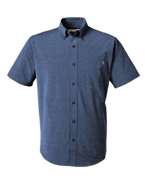 HUK H150154 Men's Kona Short Sleeve Solid Shirt