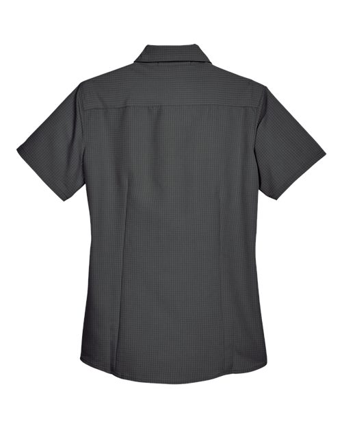 Harriton M560W Women's Barbados Textured Camp Shirt