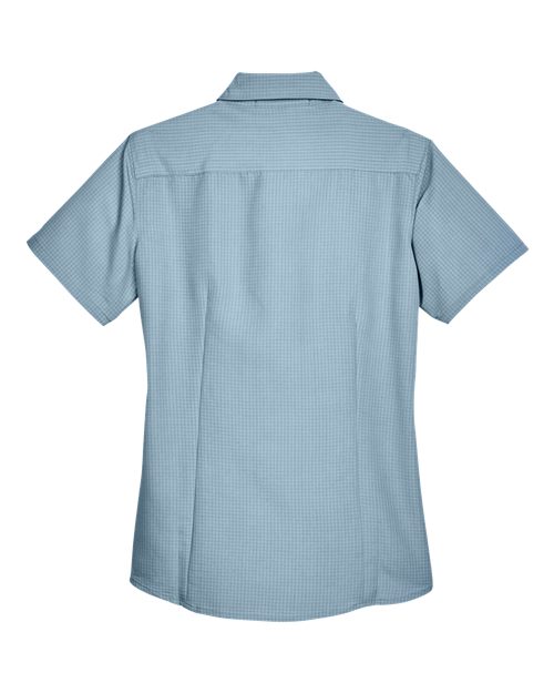 Harriton M560W Women's Barbados Textured Camp Shirt
