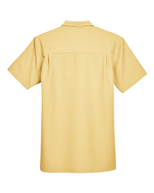 Harriton M560 Men's Barbados Textured Camp Shirt