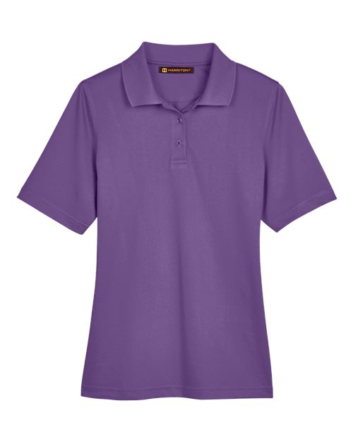 Harriton M348W Women's Advantage Snag Protection Plus Polo