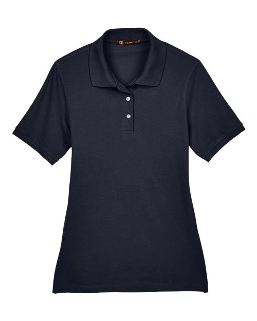Harriton M265W Women's Easy Blend Polo