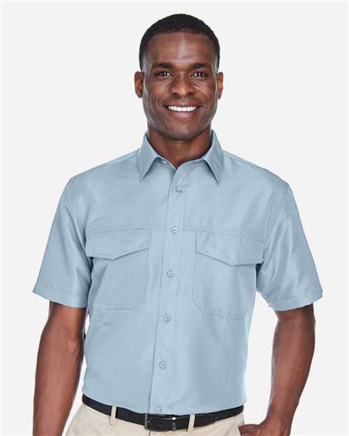 Harriton M580 Men's Key West Short Sleeve Performance Staff Shirt