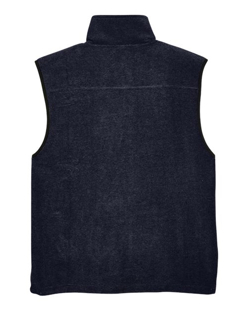 Harriton M985 Unisex Fleece Full-Zip Vest