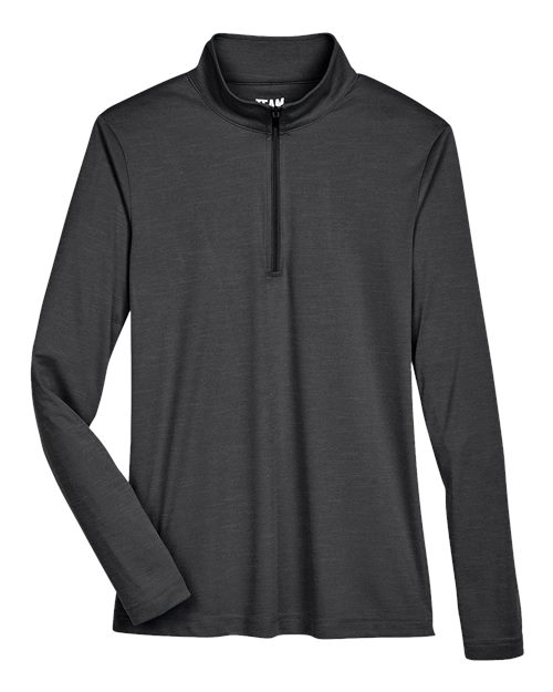 Team 365 TT31HW Women's Zone Sonic Heather Performance Quarter-Zip Pullover