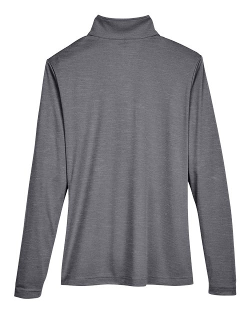 Team 365 TT31HW Women's Zone Sonic Heather Performance Quarter-Zip Pullover