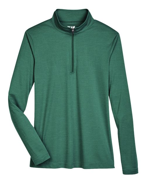 Team 365 TT31HW Women's Zone Sonic Heather Performance Quarter-Zip Pullover