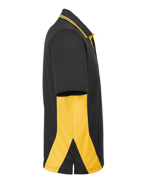 Harriton M386 Men's Flash Snag Protection Plus IL Colorblock Polo