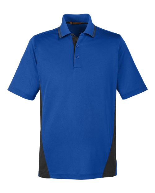 Harriton M386 Men's Flash Snag Protection Plus IL Colorblock Polo