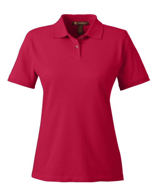Harriton M200W Women's Cotton Polo