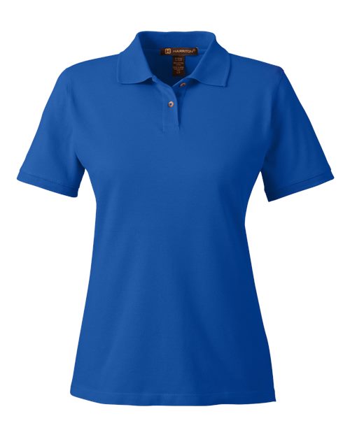 Harriton M200W Women's Cotton Polo