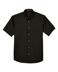 Harriton M500S Men's Easy Blend™ Twill Dress Shirt with Stain-Release