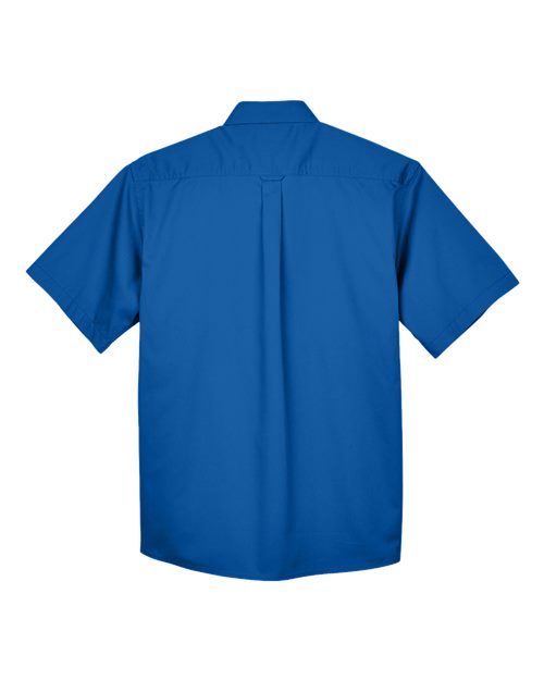 Harriton M500S Men's Easy Blend™ Twill Dress Shirt with Stain-Release