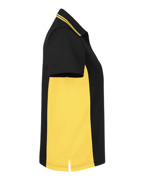 Harriton M386W Women's Flash Snag Protection Plus IL Colorblock Polo