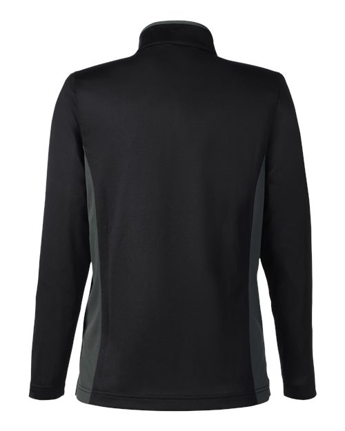 Harriton M786W Women's Flash Snag Protection Plus IL Colorblock Quarter-Zip Pullover