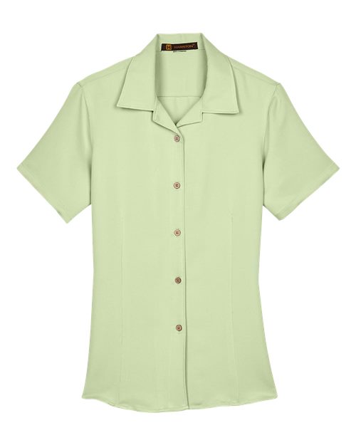 Harriton M570W Women's Bahama Cord Camp Shirt