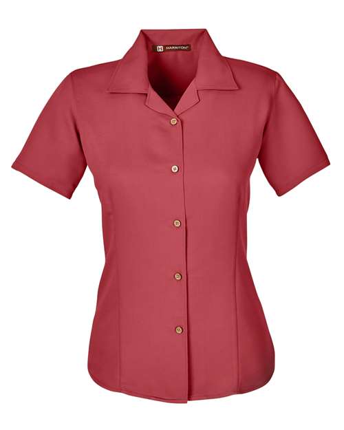 Harriton M570W Women's Bahama Cord Camp Shirt