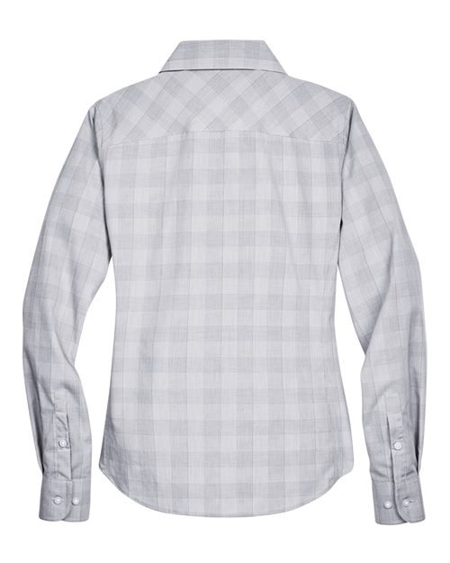 Devon & Jones DG520W Women's Crown Collection® Glen Plaid Woven Dress Shirt