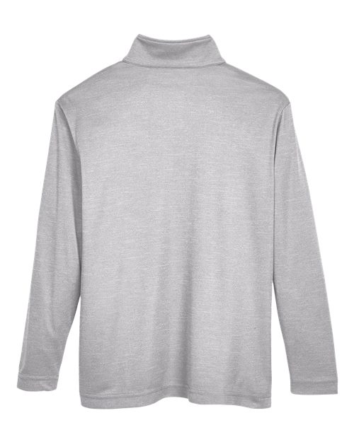 Team 365 TT31HY Youth Zone Sonic Heather Performance Quarter-Zip Pullover