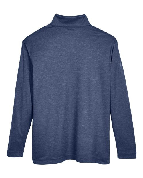 Team 365 TT31HY Youth Zone Sonic Heather Performance Quarter-Zip Pullover