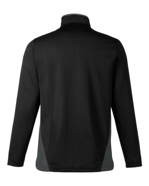 Harriton M786 Men's Flash Snag Protection Plus IL Colorblock Quarter-Zip Pullover