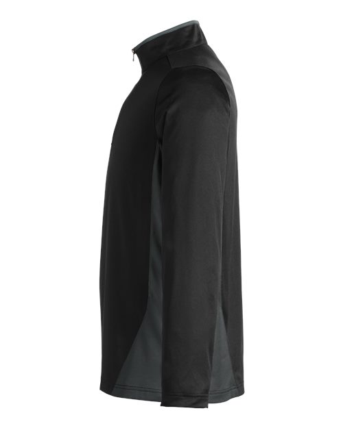 Harriton M786 Men's Flash Snag Protection Plus IL Colorblock Quarter-Zip Pullover