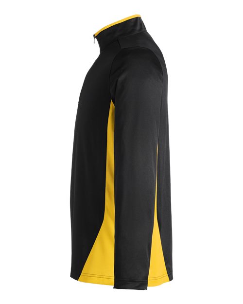 Harriton M786 Men's Flash Snag Protection Plus IL Colorblock Quarter-Zip Pullover