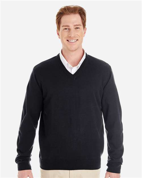 Harriton M420 Men's Pilbloc™ V-Neck Sweater