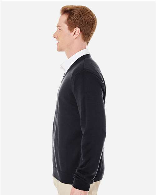 Harriton M420 Men's Pilbloc™ V-Neck Sweater