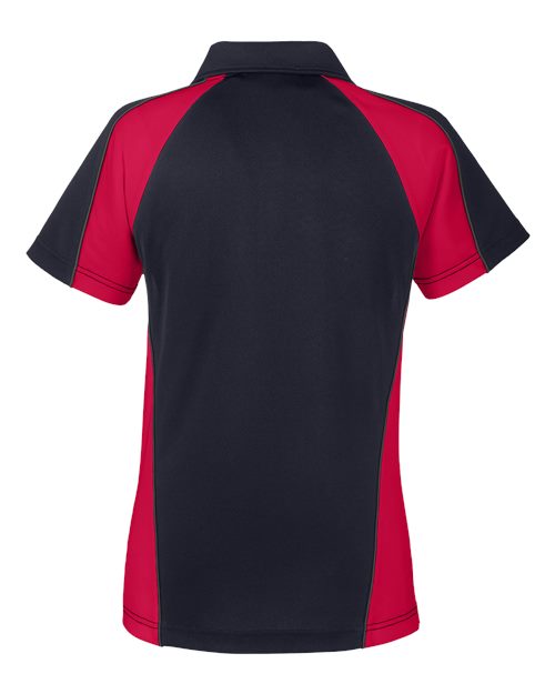 Harriton M385W Women's Advantage Snag Protection Plus IL Colorblock Polo