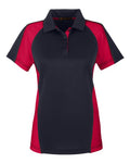Harriton M385W Women's Advantage Snag Protection Plus IL Colorblock Polo