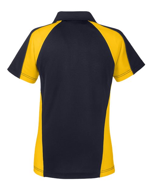 Harriton M385W Women's Advantage Snag Protection Plus IL Colorblock Polo