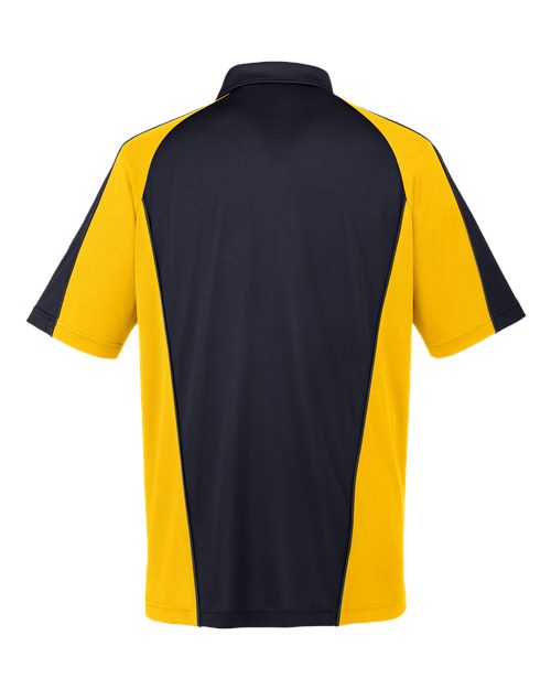 Harriton M385 Men's Advantage Snag Protection Plus IL Colorblock Polo