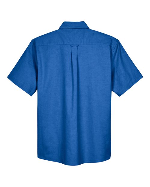 Harriton M600S Men's Oxford Short Sleeve with Stain-Release