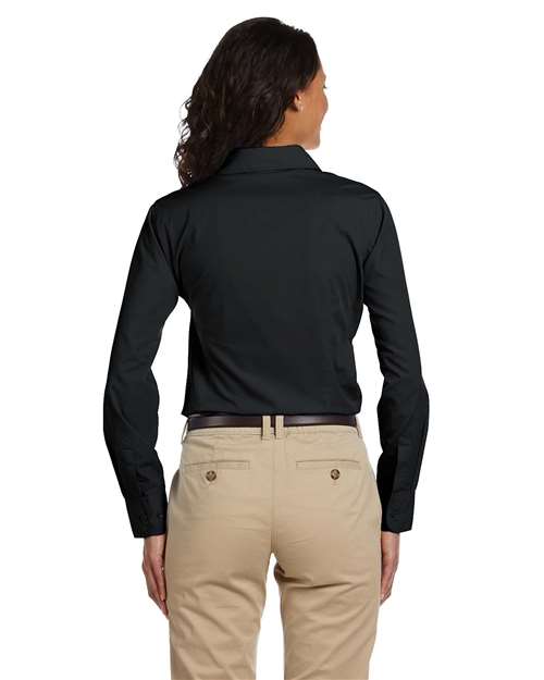 Harriton M510W Women's Essential Poplin