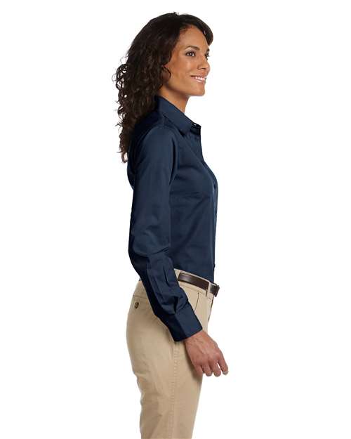 Harriton M510W Women's Essential Poplin