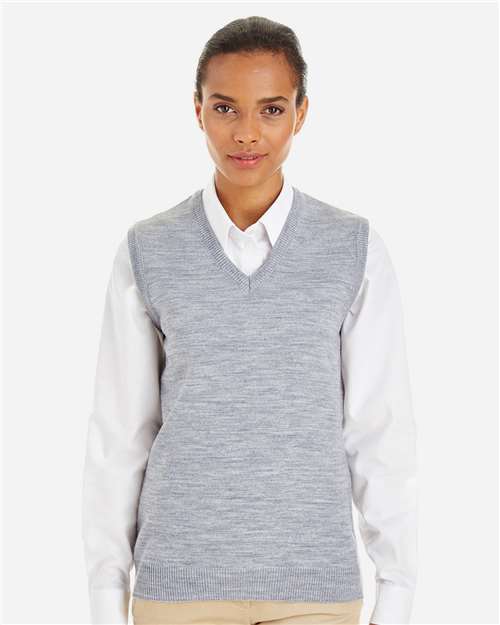 Harriton M415W Women's Pilbloc™ V-Neck Sweater Vest