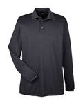 UltraClub 8210LS Men's Cool & Dry Long Sleeve Mesh Piqué Polo