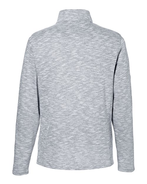 North End NE415 Men's Eclipse Jacquard Quarter-Zip Pullover