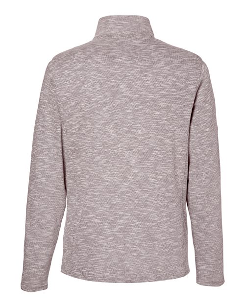 North End NE415 Men's Eclipse Jacquard Quarter-Zip Pullover
