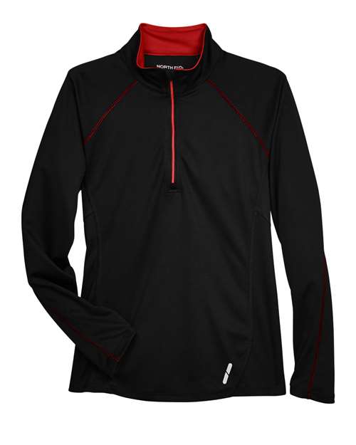 North End 78187 Women's Radar Performance Quarter-Zip Pullover