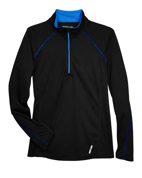 North End 78187 Women's Radar Performance Quarter-Zip Pullover