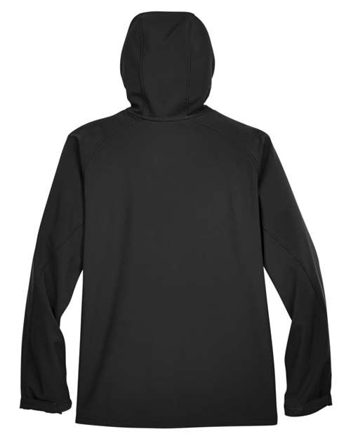 North End 88166 Men's Prospect Two-Layer Fleece Bonded Soft Shell Hooded Jacket
